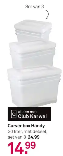 Karwei Curver box Handy aanbieding
