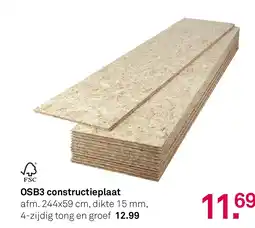 Karwei OSB3 constructieplaat aanbieding
