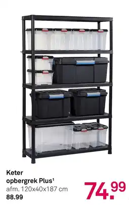 Karwei Keter opbergrek Plus aanbieding