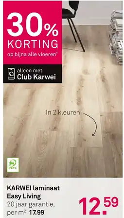 Karwei KARWEI laminaat Easy Living aanbieding