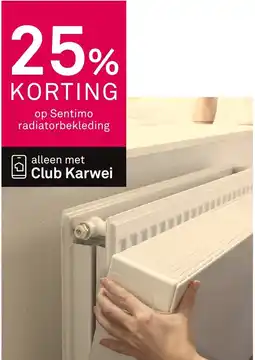 Karwei op Sentimo radiatorbekleding aanbieding