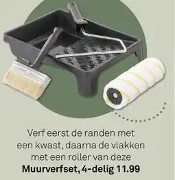 Karwei Muurverfset, 4-delig aanbieding