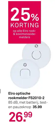 Karwei Elro optische rookmelder FS2010-2 aanbieding