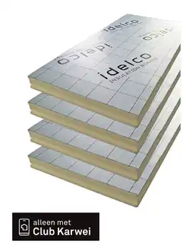 Karwei Idelco PIR isolatieplaat aanbieding