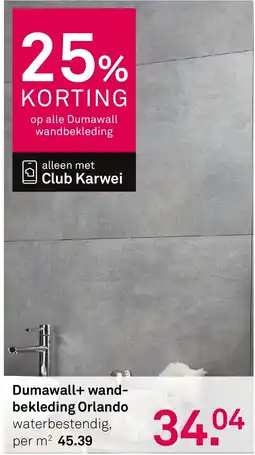 Karwei Dumawall+ wand- bekleding Orlando aanbieding