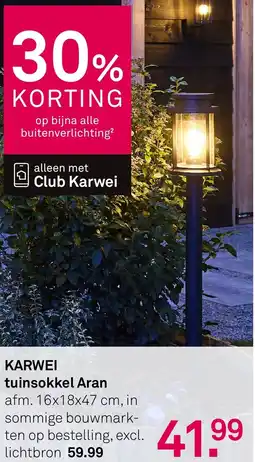 Karwei KARWEI tuinsokkel Aran aanbieding