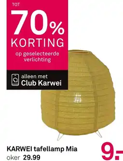 Karwei KARWEI tafellamp Mia aanbieding