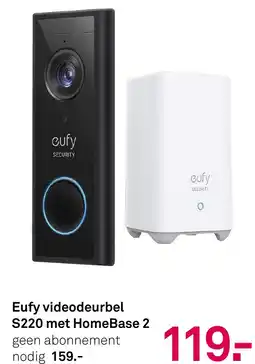 Karwei Eufy videodeurbel S220 met HomeBase 2 aanbieding