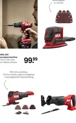 Karwei SKIL 20V accuboormachine aanbieding