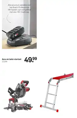 Karwei Accu en lader startset aanbieding