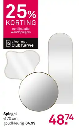 Karwei Spiegel aanbieding