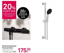 Karwei Grohe douchekraan Precision Start aanbieding