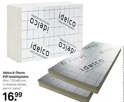 Karwei Idelco A-Therm PIR isolatieplaten aanbieding