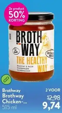 Holland & Barrett Brothway Chicken-Curcuma Bone Broth - 515ml aanbieding