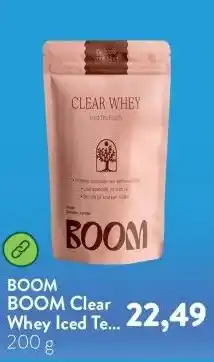 Holland & Barrett BOOM Clear Whey Iced Tea Peach aanbieding
