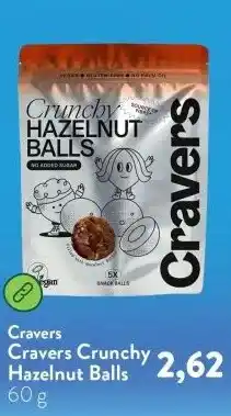 Holland & Barrett Cravers Crunchy Hazelnut Balls aanbieding