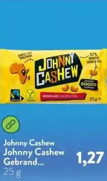 Holland & Barrett Johnny Cashew Gebrand Gezouten aanbieding