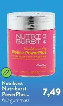 Holland & Barrett Nutriburst PowerPlus Biotine 2500mcg - 60 gummies aanbieding