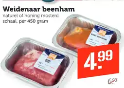 Coop Weidenaar beenham aanbieding