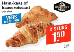 Coop Ham-kaas of kaascroissant aanbieding