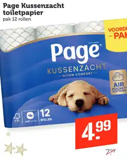 Coop Page Kussenzacht toiletpapier aanbieding