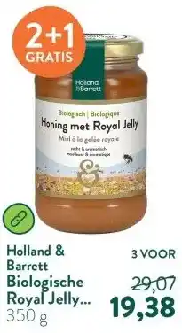 Holland & Barrett Biologische Royal Jelly Honing aanbieding