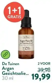 Holland & Barrett Argan Gezichtsolie Vitamine A & E aanbieding