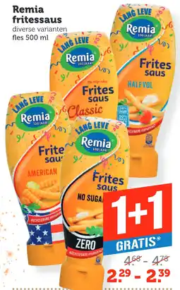 Coop Remia fritessaus aanbieding