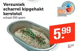 Coop Versuniek scharrel kipgehakt kerststol aanbieding