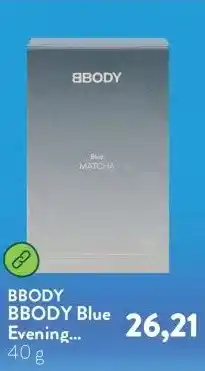 Holland & Barrett BBODY Blue Evening Matcha + Baobab aanbieding