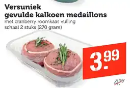 Coop Versuniek gevulde kalkoen medaillons aanbieding