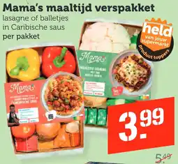 Coop Mama's maaltijd verspakket aanbieding