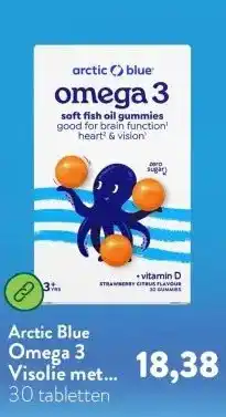 Holland & Barrett Omega 3 Visolie met Vitamine D Kids – 30 gummies aanbieding