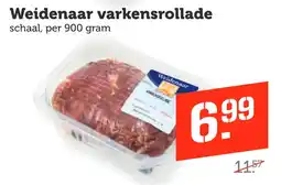 Coop Weidenaar varkensrollade aanbieding