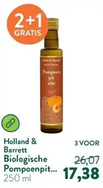 Holland & Barrett Biologische Pompoenpitolie aanbieding
