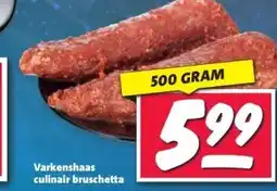 Nettorama Varkenshaas culinair bruschetta aanbieding