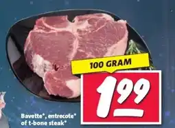 Nettorama Bavette, entrecote of t-bone steak aanbieding