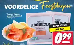 Nettorama Visscher Noorse gerookte zalmfilet aanbieding