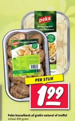 Nettorama Peka hasselback of gratin naturel of truffel aanbieding