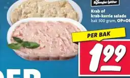 Nettorama Krab of krab-kerrie salade aanbieding