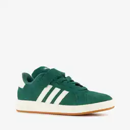 Scapino Adidas Grand Court 00s suède kinder sneakers groen aanbieding