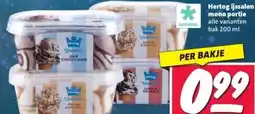 Nettorama Hertog ijssalon mono portie aanbieding