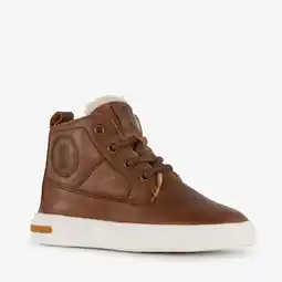 Scapino Groot hoge leren sneakers voor jongens cognac aanbieding