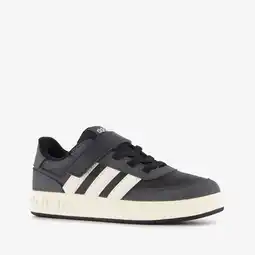 Scapino Adidas Breakbase kinder sneakers zwart wit aanbieding