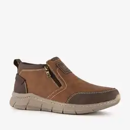 Scapino Bugatti hoge heren sneakers cognac aanbieding