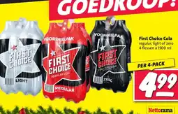 Nettorama First Choice Cola aanbieding