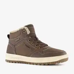 Scapino Blue Box gevoerde heren veterboots donkerbruin aanbieding