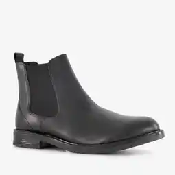 Scapino Van Beers leren Chelsea boots zwart aanbieding