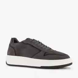 Scapino Van Beers suède heren sneakers grijs aanbieding