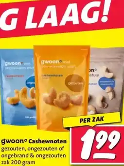 Nettorama gwoon Cashewnoten aanbieding